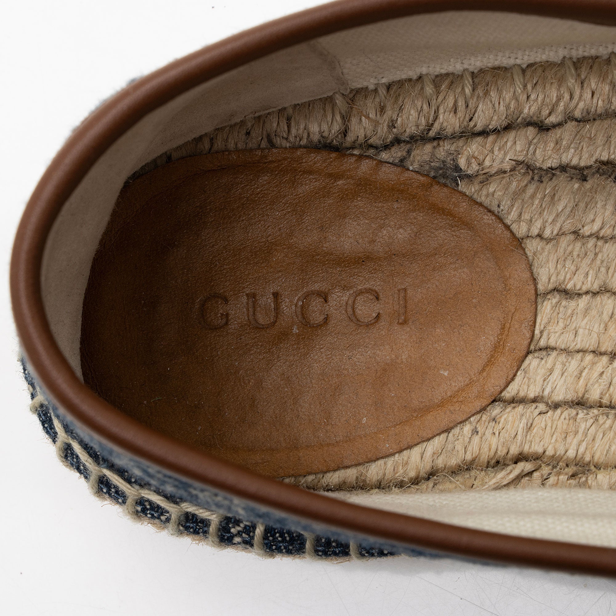 Gucci GG Denim Espadrilles - Size 9 / 39 (SHF-MZe4FJ)