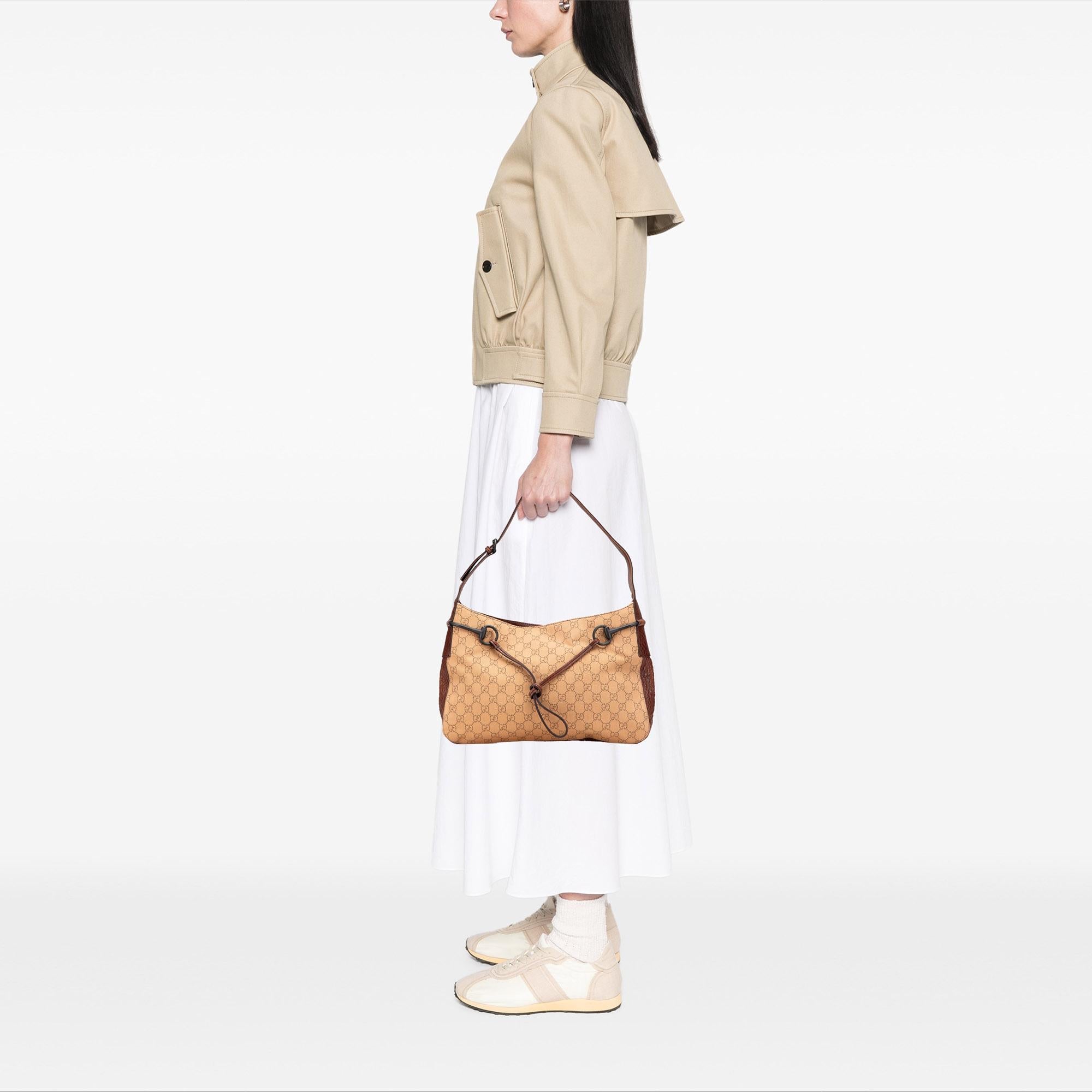 Gucci GG DLBim Horsebit Shoulder Bag