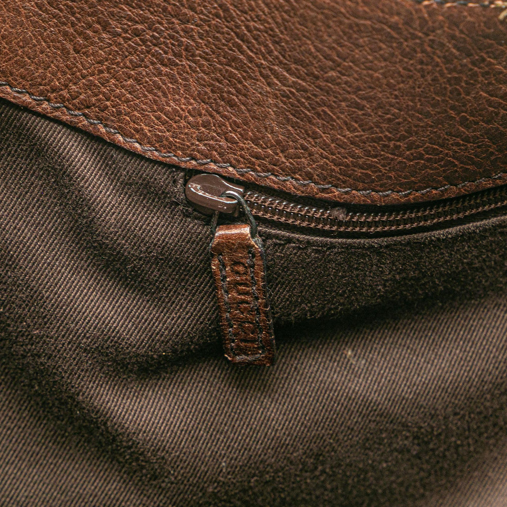 Gucci GG Denim Horsebit Shoulder Bag