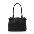Gucci GG Denim Leather Square Tote