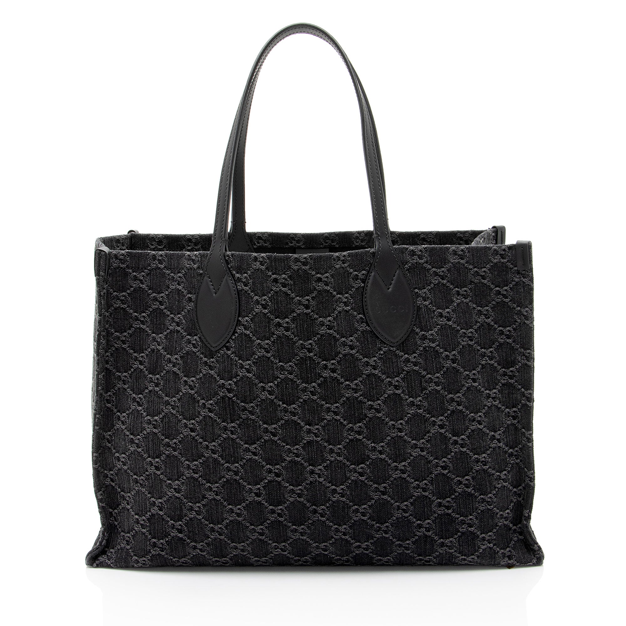 Gucci GG Denim Ophidia Large Tote