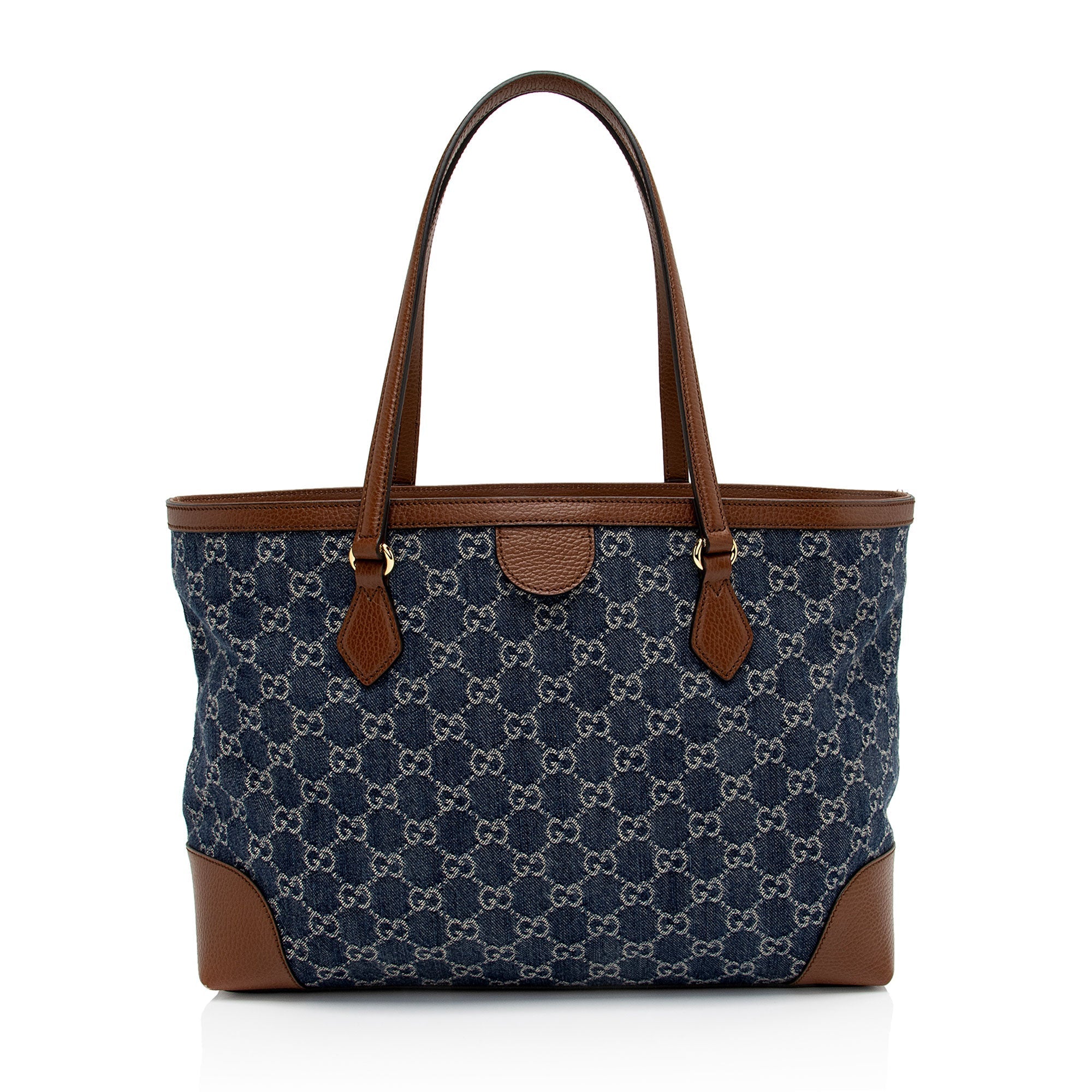 Gucci GG Denim Ophidia Medium Tote (SHF-mPOLzg)