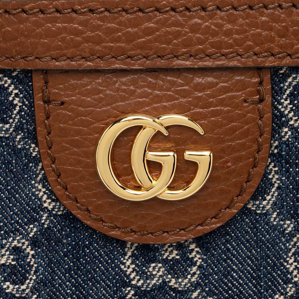 Gucci GG Denim Ophidia Medium Tote (SHF-qNfSkO)