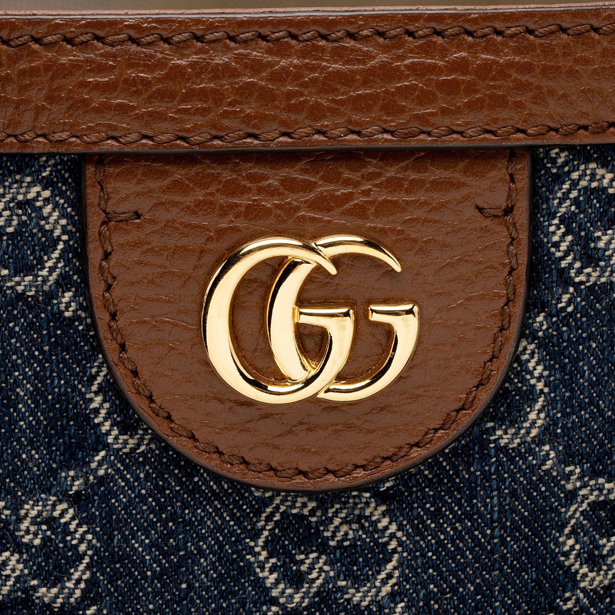 Gucci GG Denim Ophidia Medium Tote (SHF-YdRSNY)