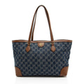 Gucci GG Denim Ophidia Medium Tote (SHF-eW1J5L)