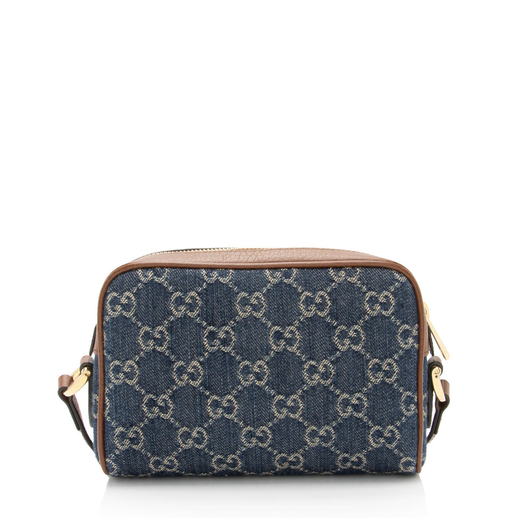 Gucci GG Denim Ophidia Mini Shoulder Bag (SHF-SFY9LT)
