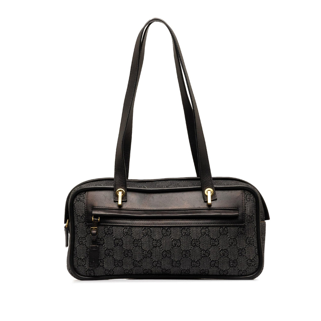 Gucci GG Denim Shoulder Bag (SHG-QwDGp7)