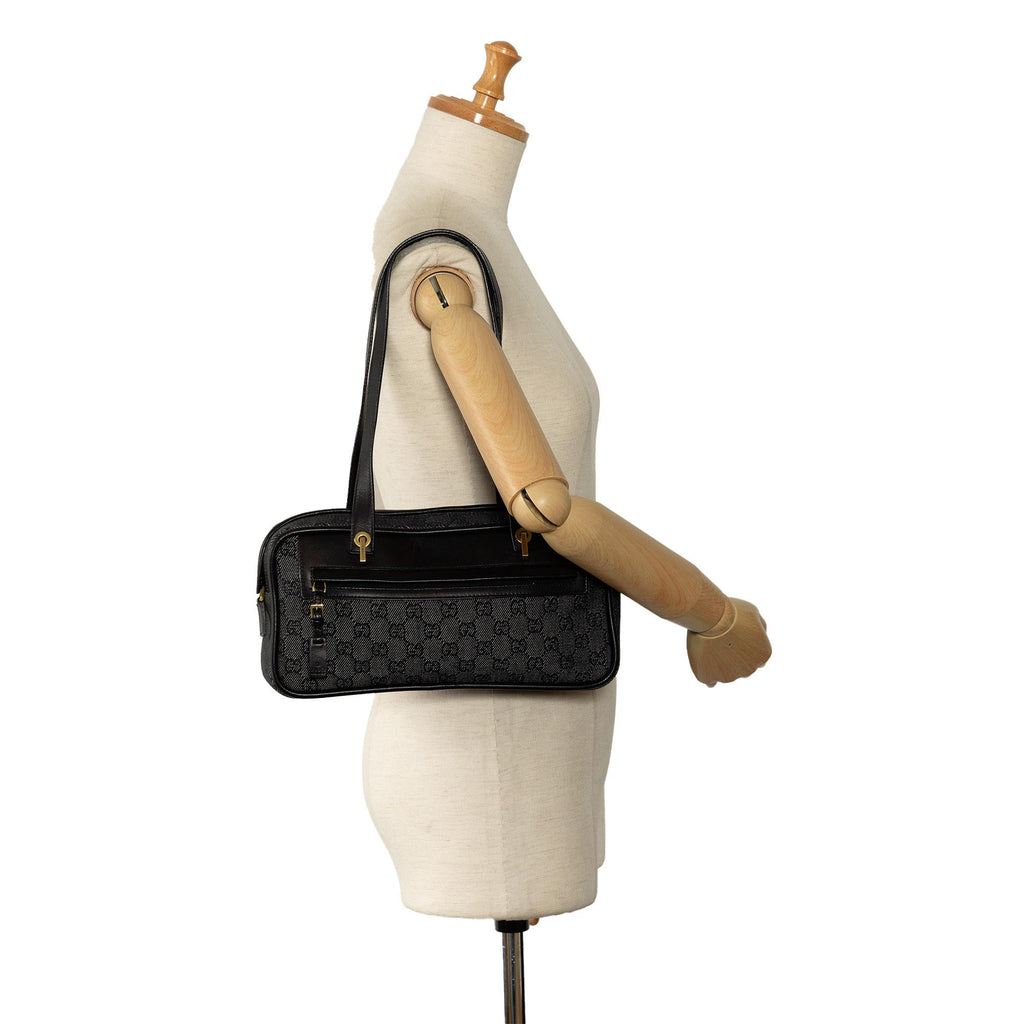 Gucci GG Denim Shoulder Bag (SHG-QwDGp7)