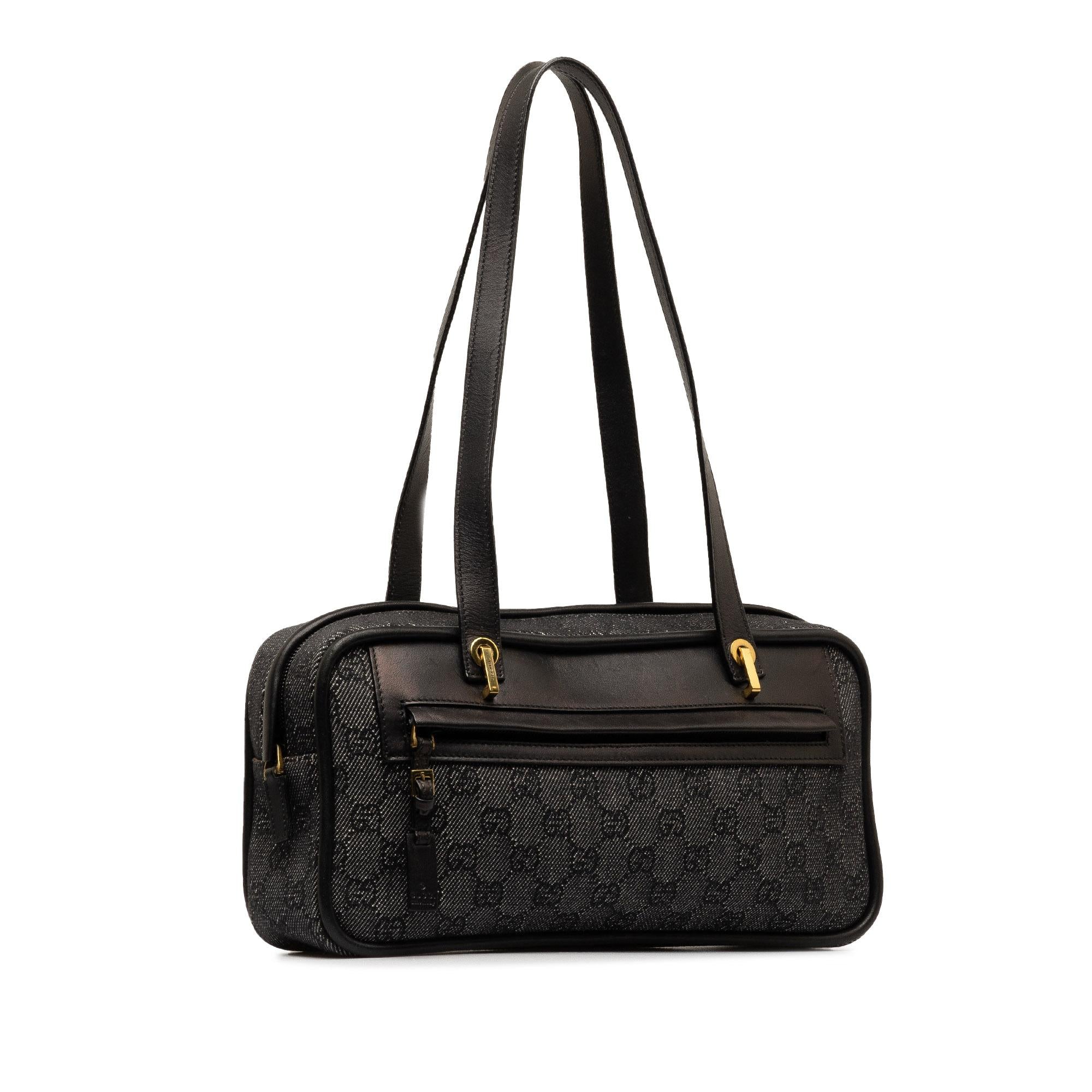 Gucci GG Denim Shoulder Bag (SHG-QwDGp7)