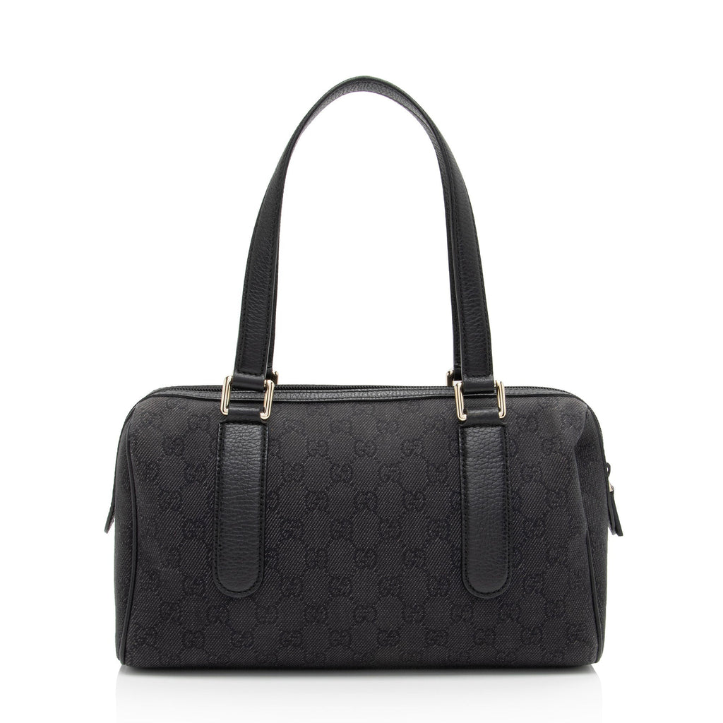 Gucci GG Denim Small Satchel (SHF-0xwQtu)