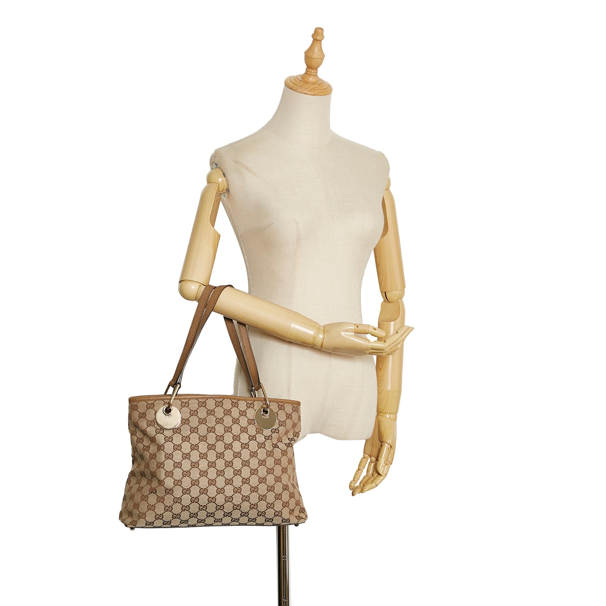 Gucci GG Eclipse Canvas Tote Bag (SHG-hlxc2U)
