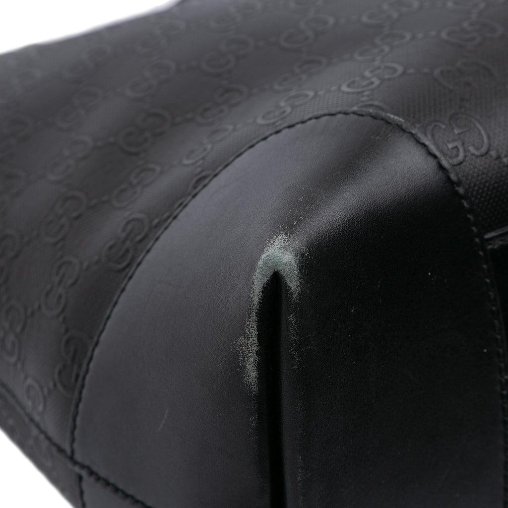 Gucci GG Embossed Leather Hilary Lux Tote