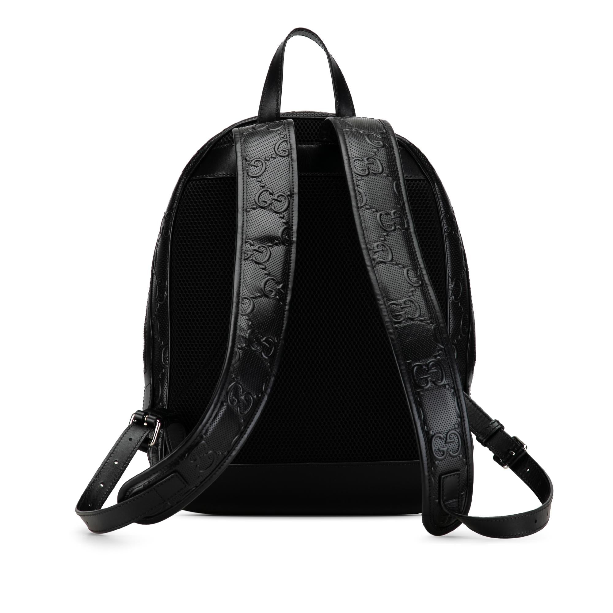 Gucci GG Embossed Tennis Backpack (SHG-MZSdOA)