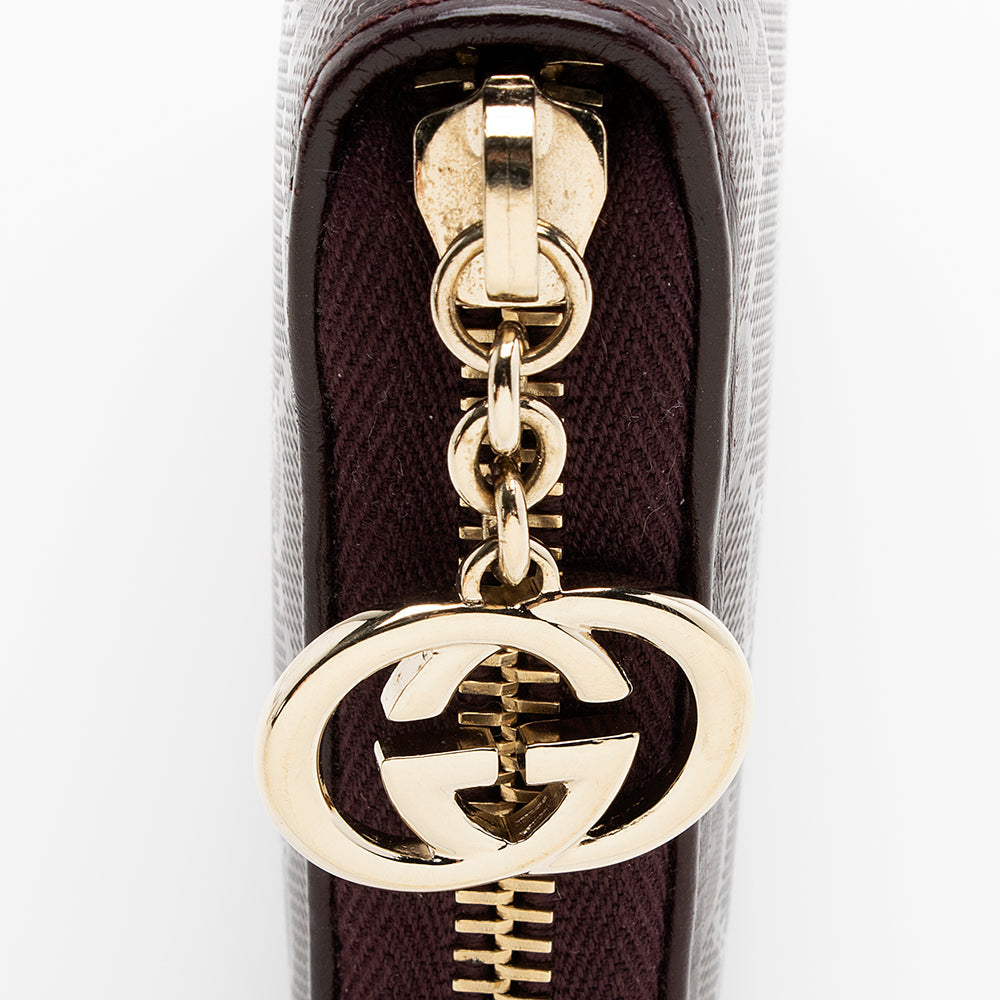 Gucci Gucci Imprime Interlocking G Zip Around Wallet (SHF-20127)