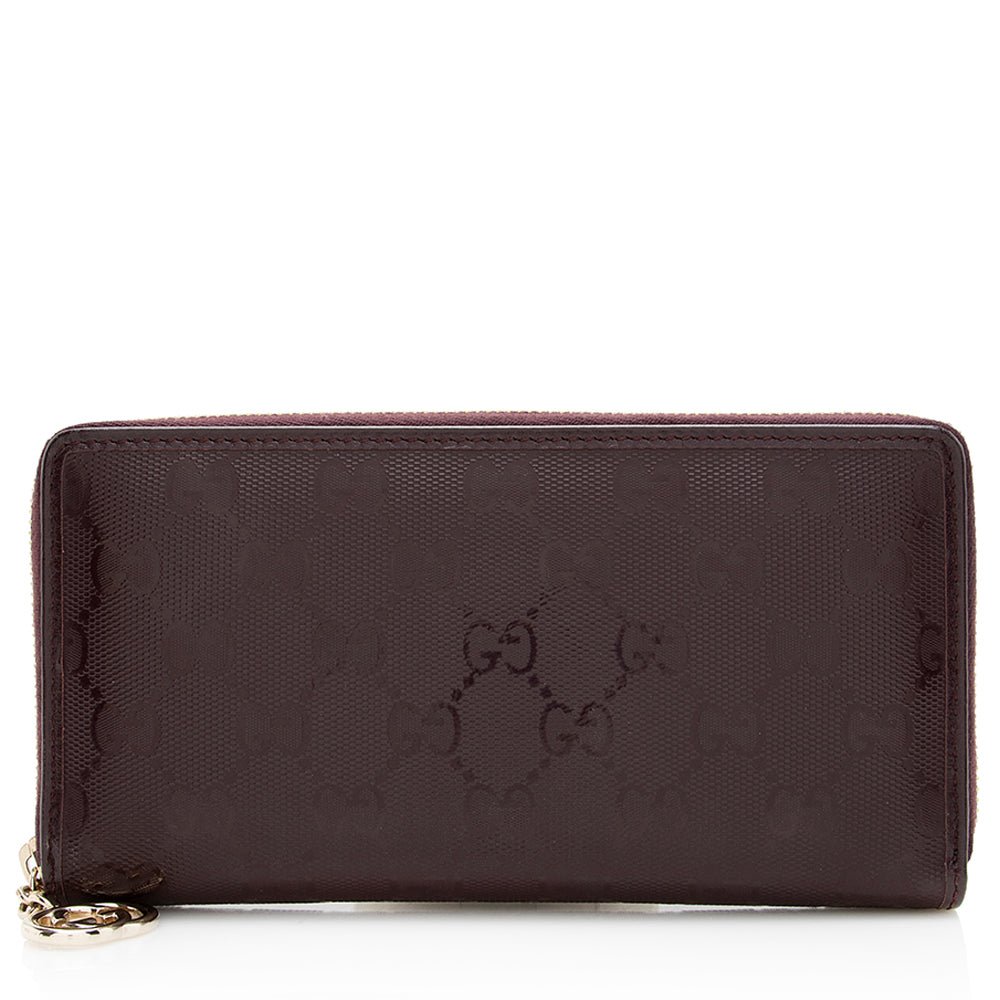 Gucci Gucci Imprime Interlocking G Zip Around Wallet (SHF-20127)