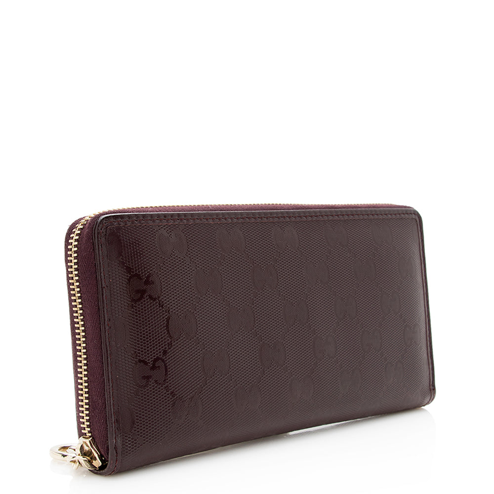 Gucci Gucci Imprime Interlocking G Zip Around Wallet (SHF-20127)