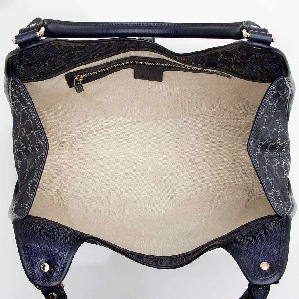 Gucci GG Imprime Joy Bardot Medium Shoulder Bag (SHF-23367)