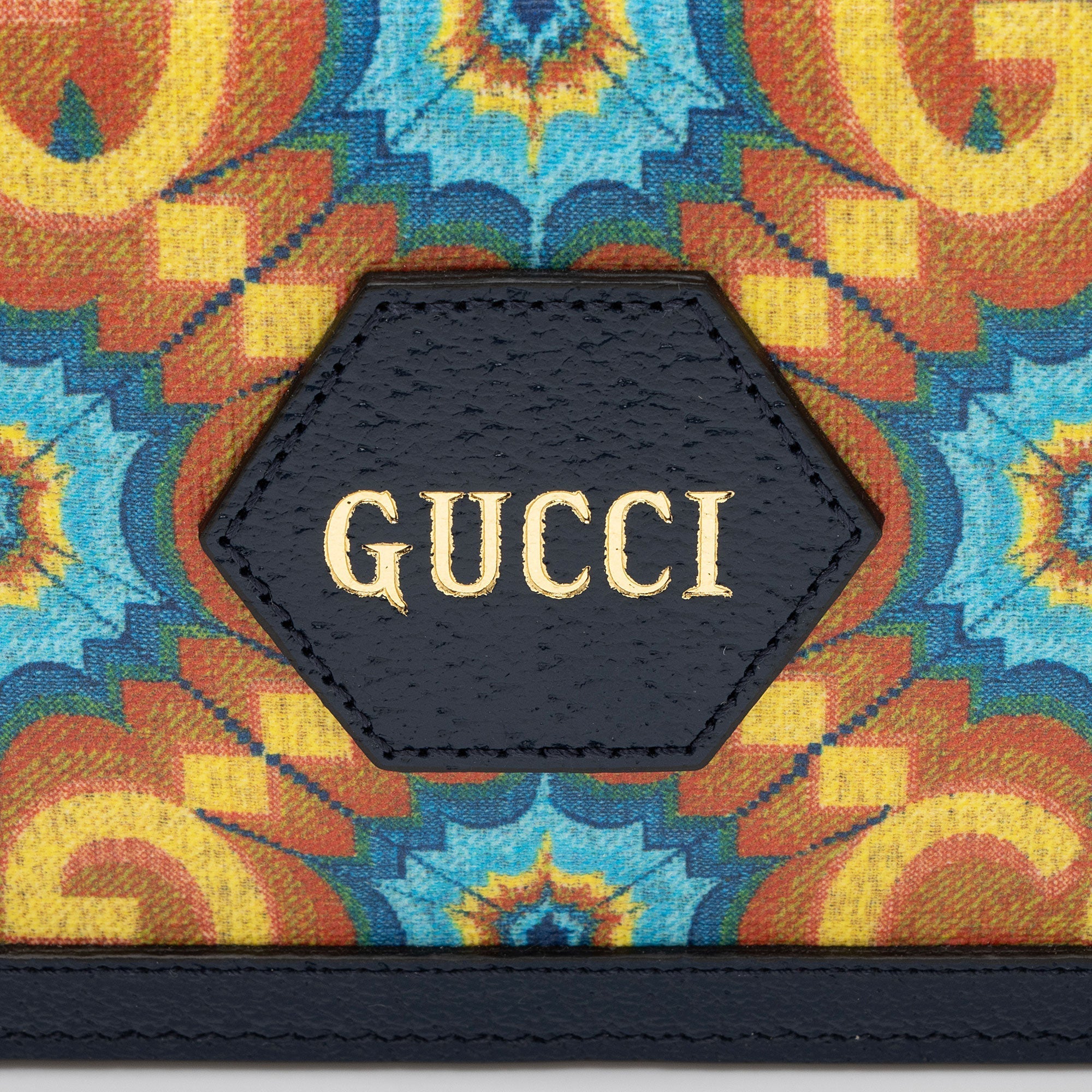 Gucci GG Kaleidoscope Canvas 100th Anniversary Chain Wallet