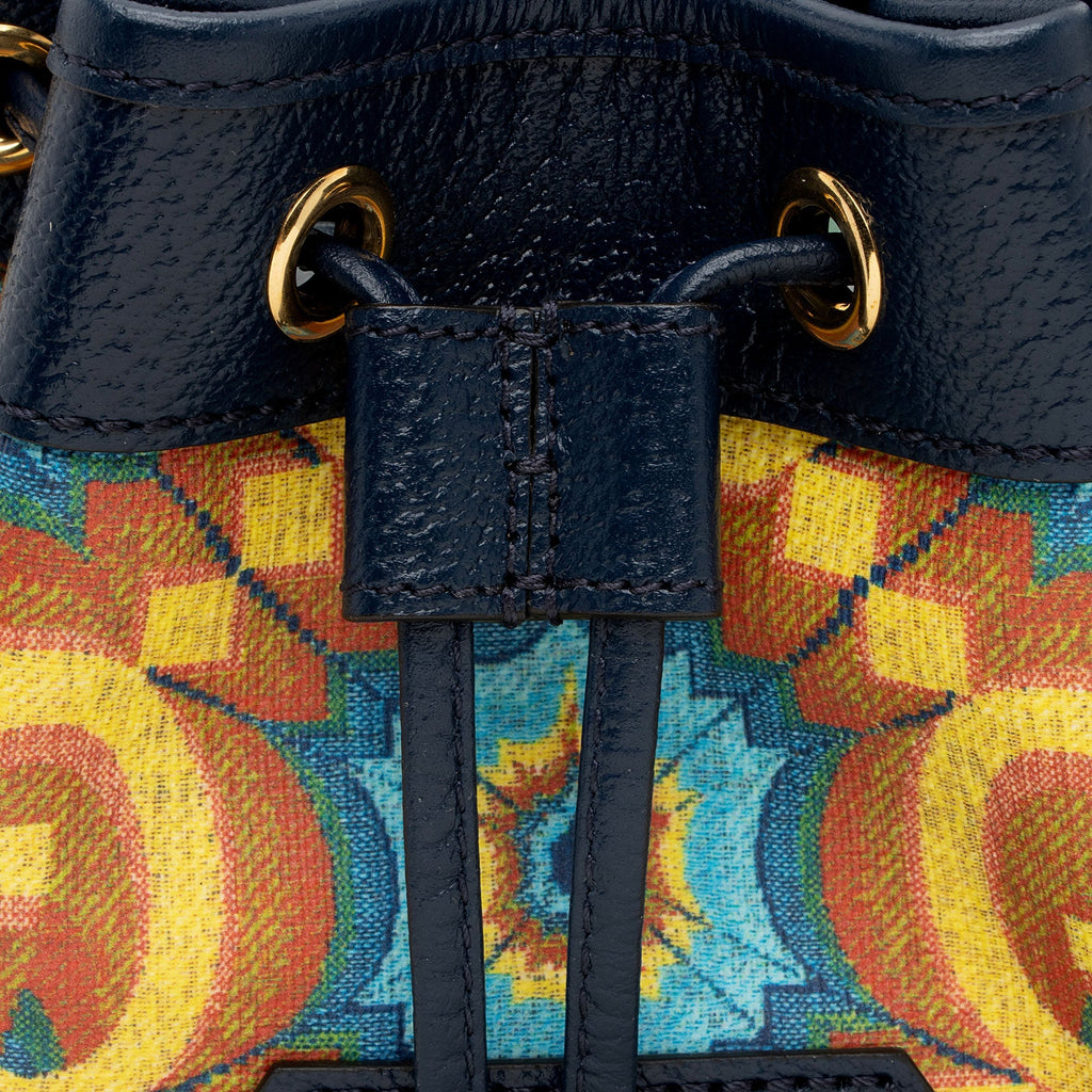 Gucci GG Kaleidoscope Canvas 100th Anniversary Bucket Bag (SHF-kbOcsb)