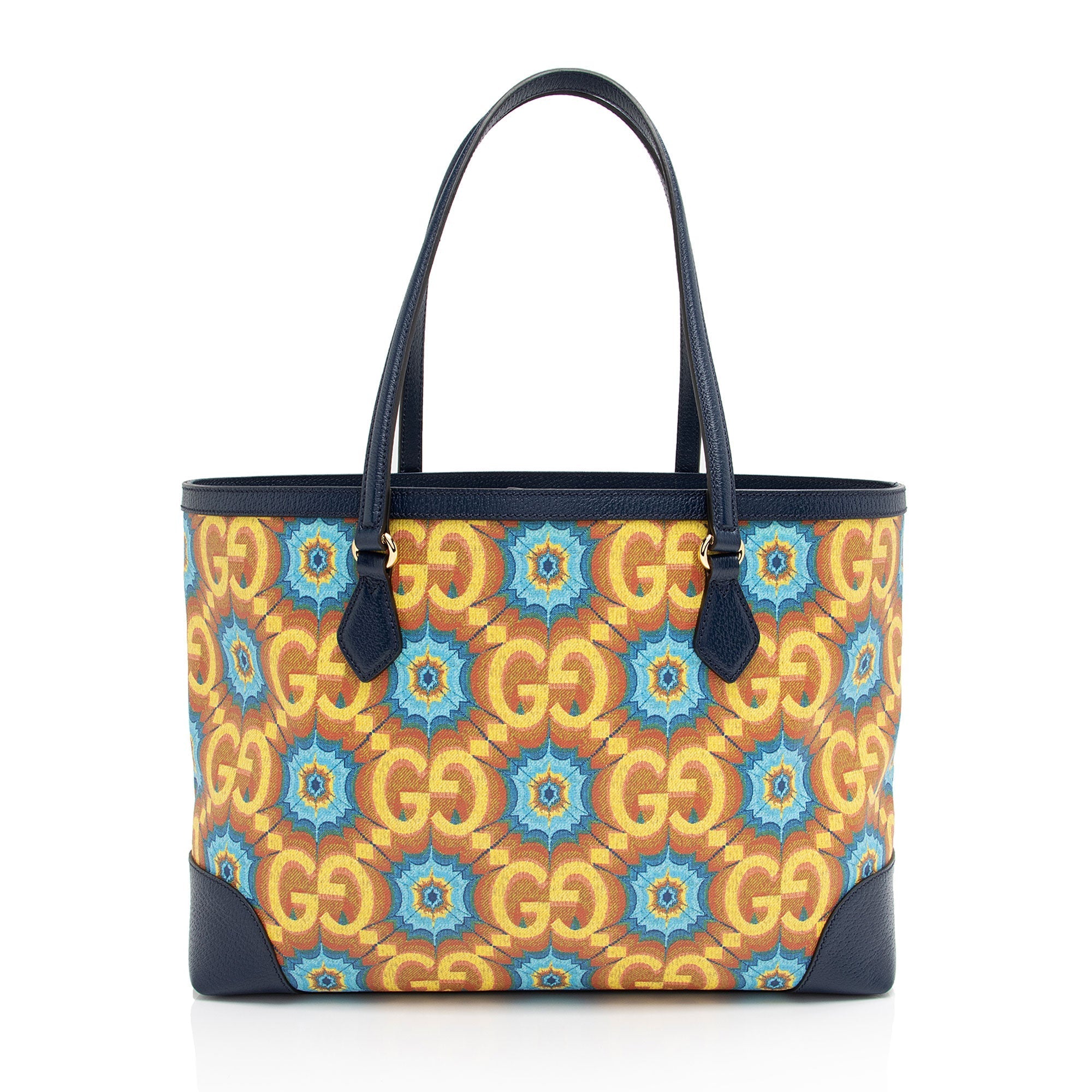 Gucci GG Kaleidoscope Canvas 100th Anniversary Medium Tote (SHF-vURevc)