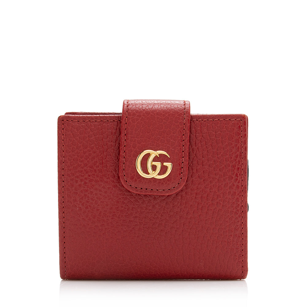 Gucci Gucci Leather French Wallet (SHF-21380)