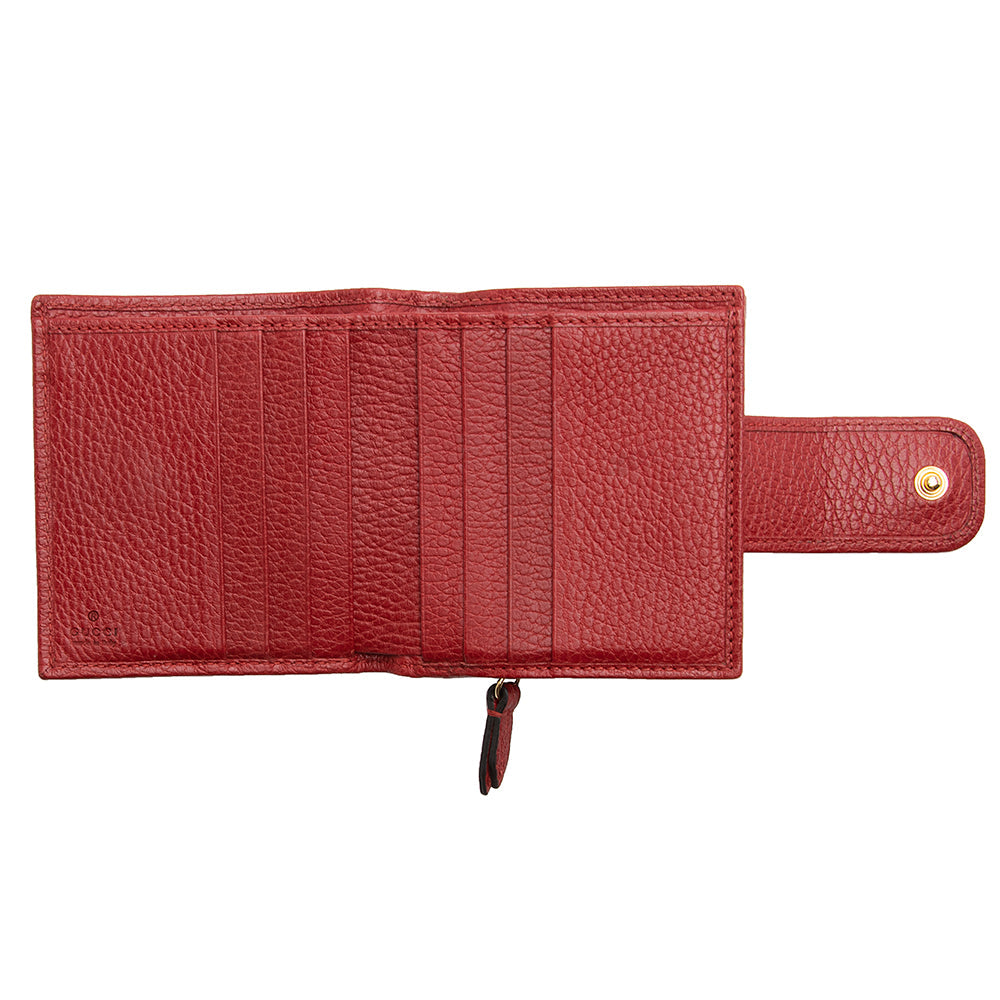 Gucci Gucci Leather French Wallet (SHF-21380)