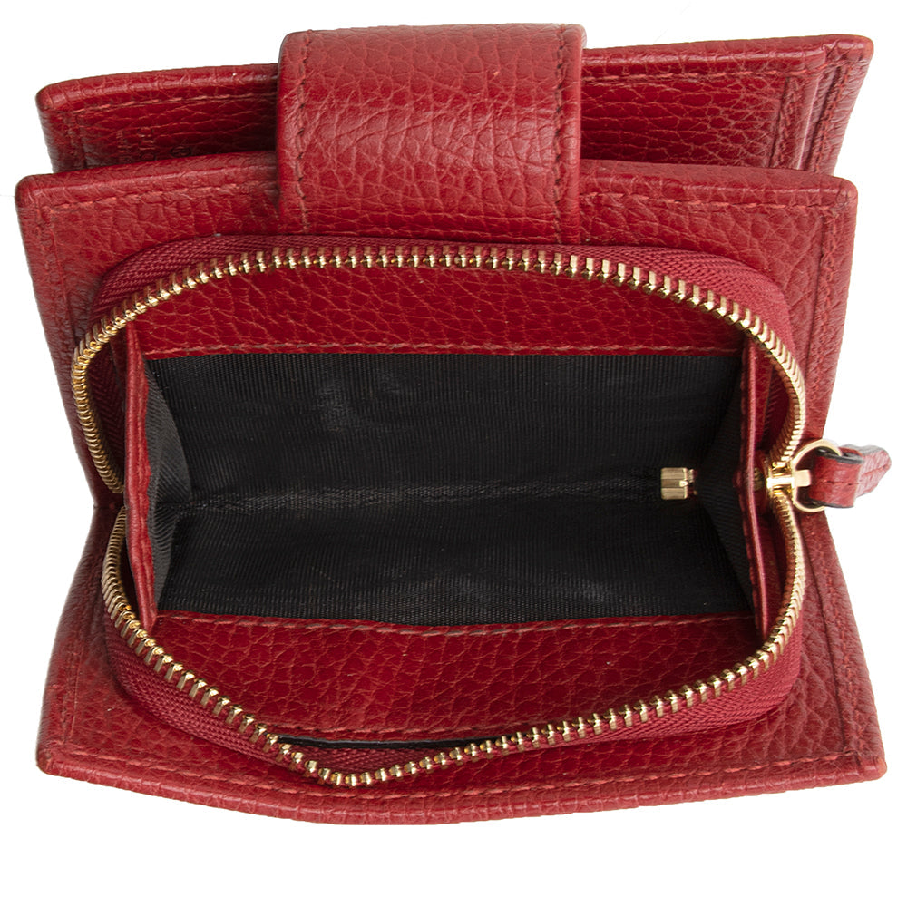 Gucci Gucci Leather French Wallet (SHF-21380)