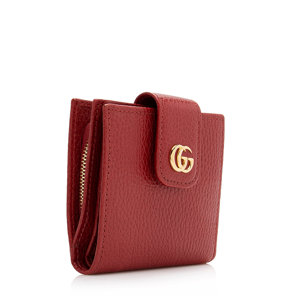 Gucci Gucci Leather French Wallet (SHF-21380)