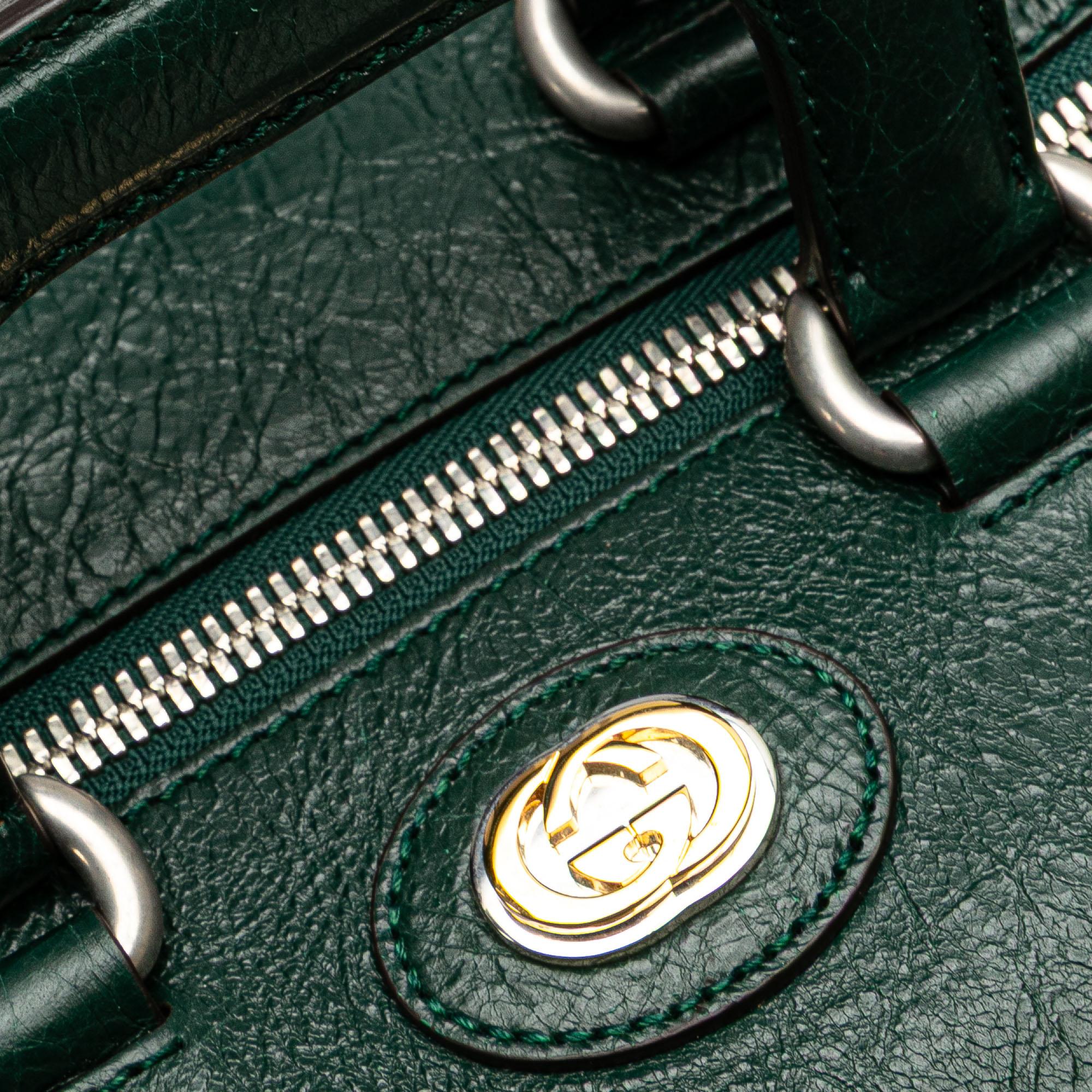 Gucci GG Leather Morpheus Satchel
