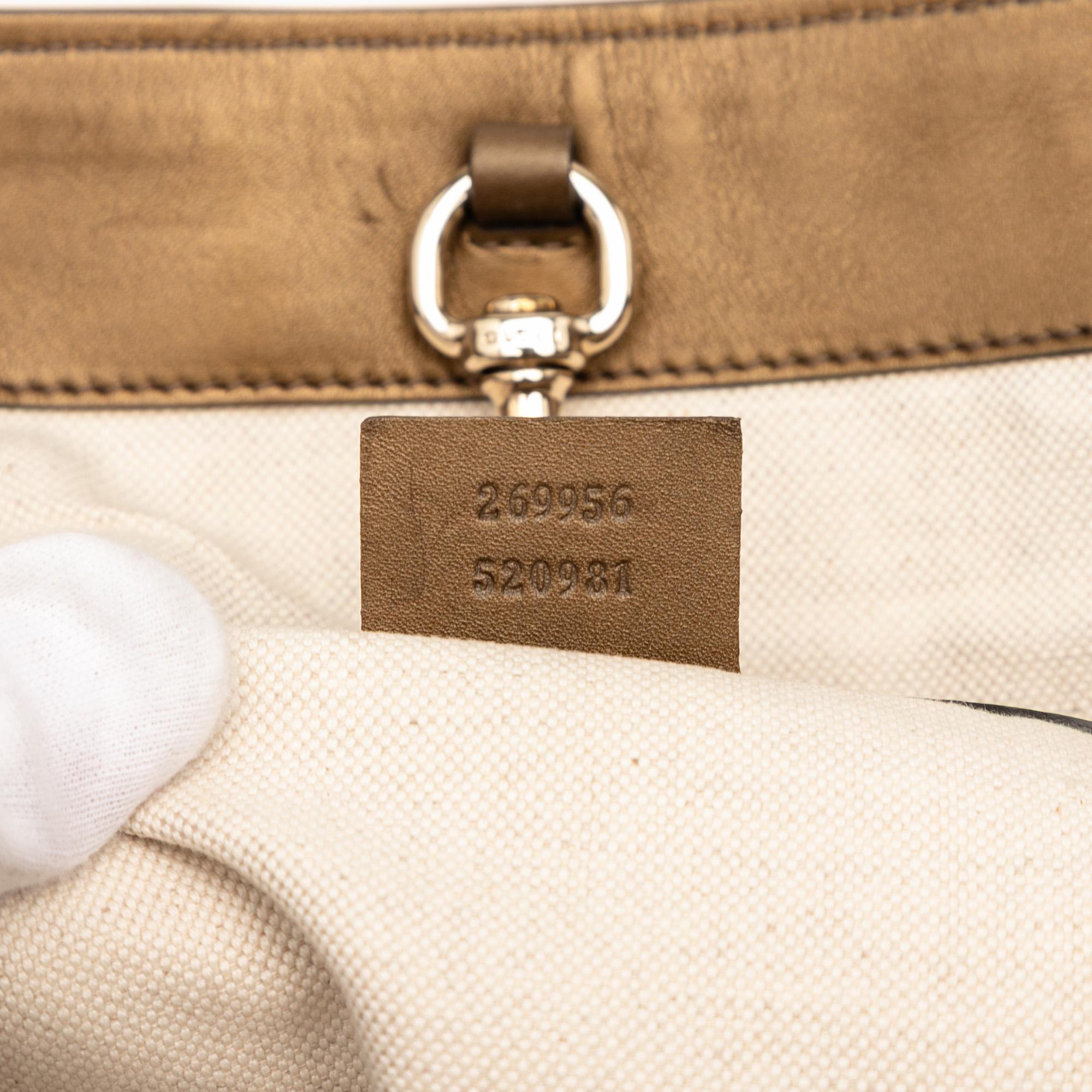 Gucci GG Lurex Heart Bit Tote