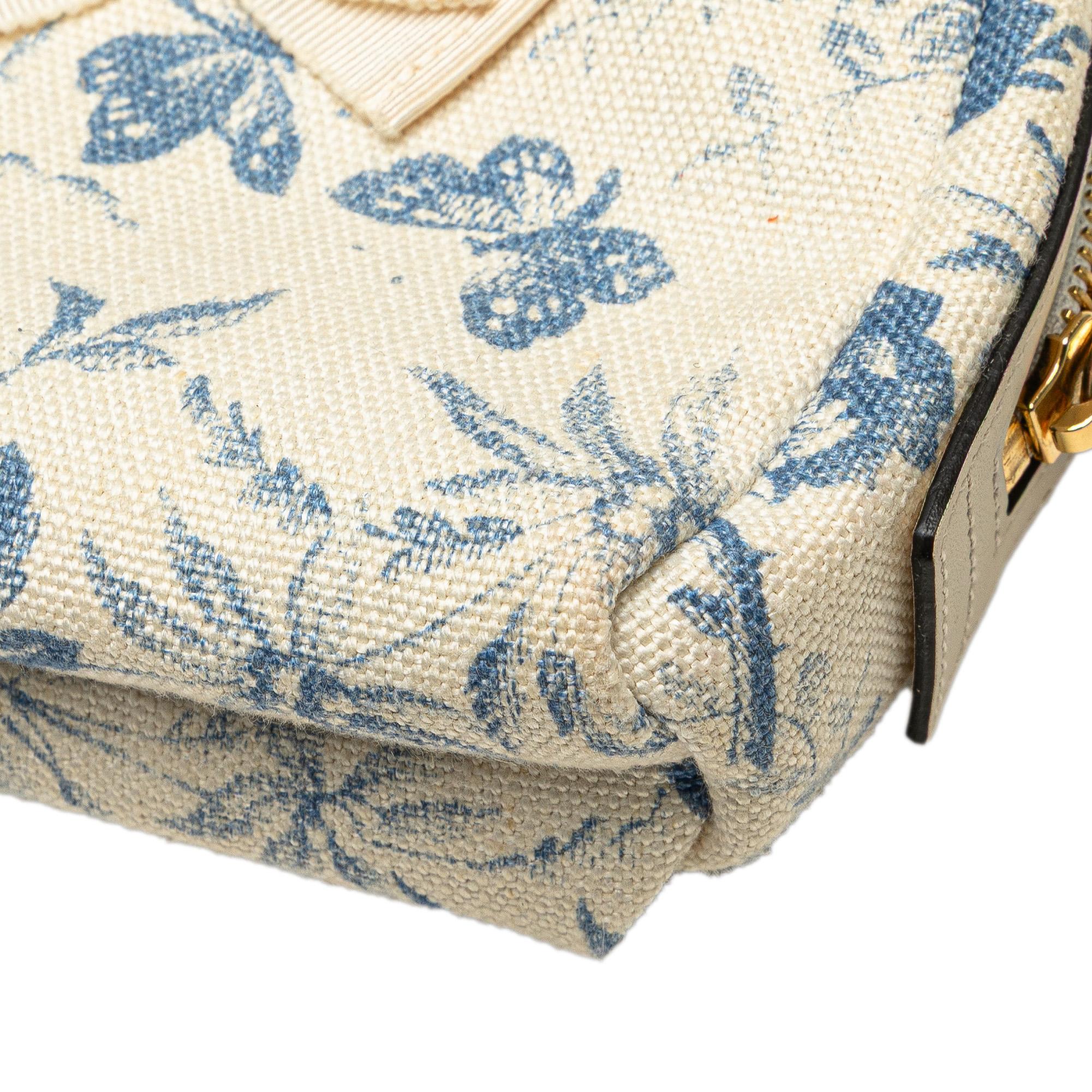 Gucci GG Marmont Canvas Herbarium Pouch