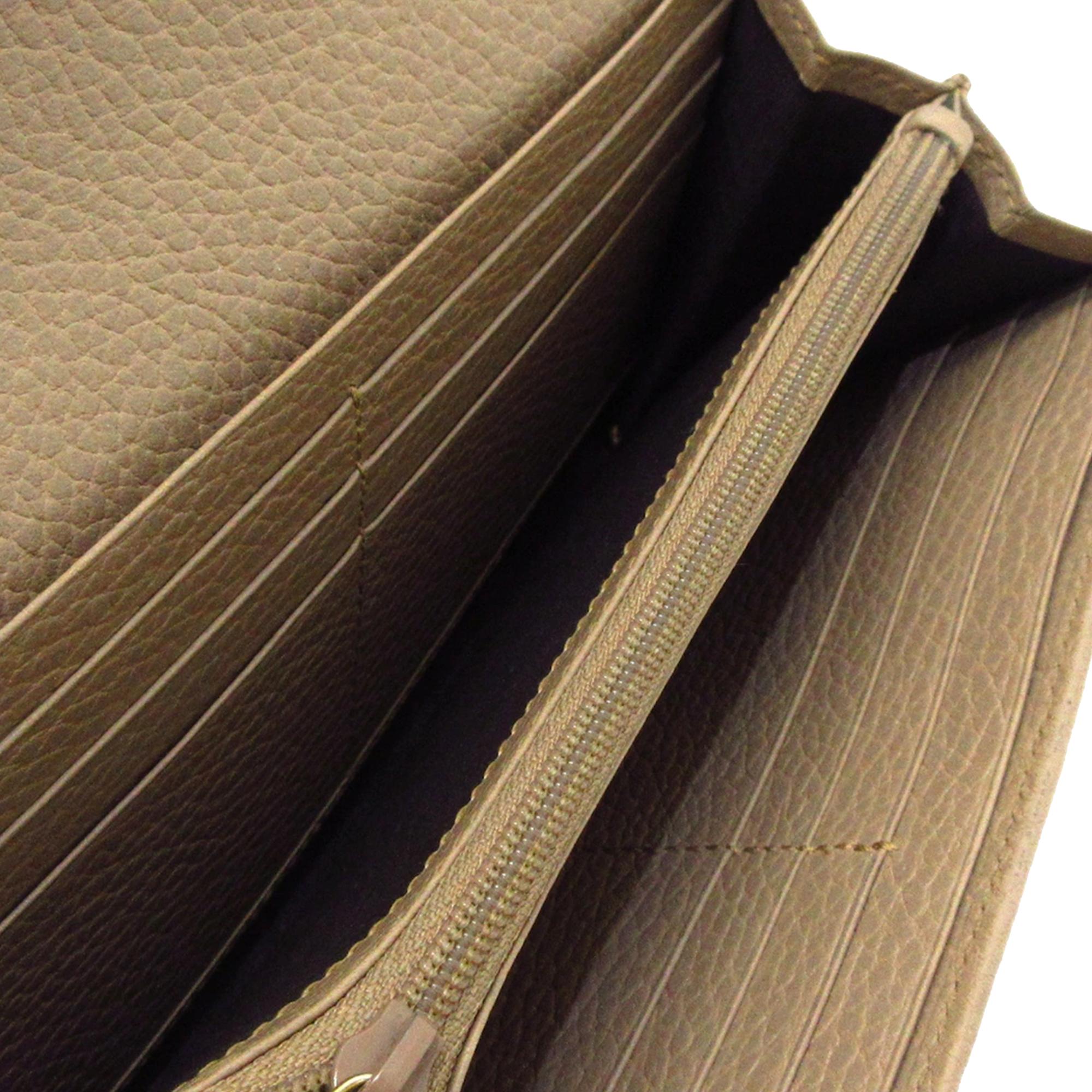 Gucci GG Marmont Continental Leather Long Wallet (SHG-Win7Fr)