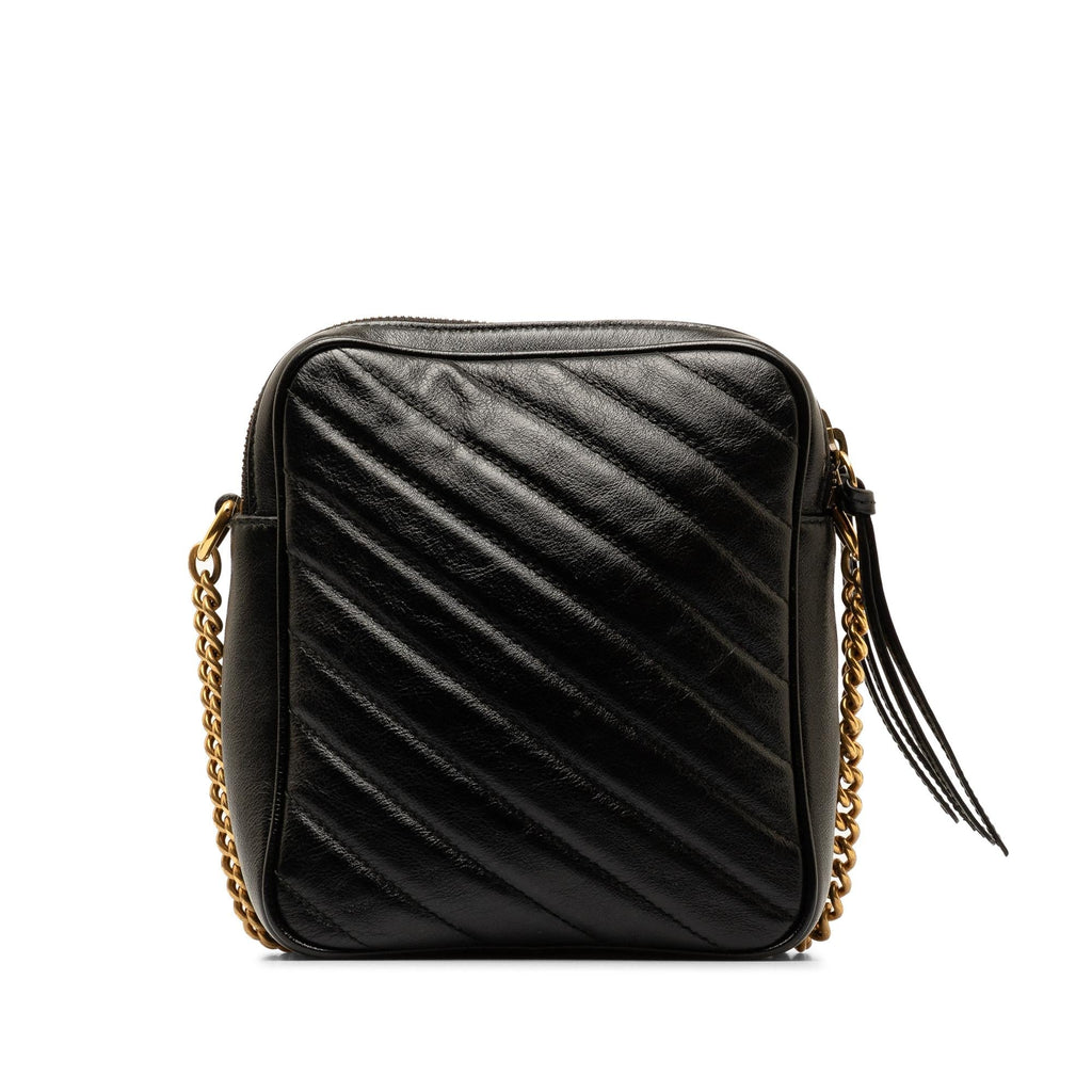 Gucci GG Marmont Double Zip Camera Bag (SHG-KSLWSR)