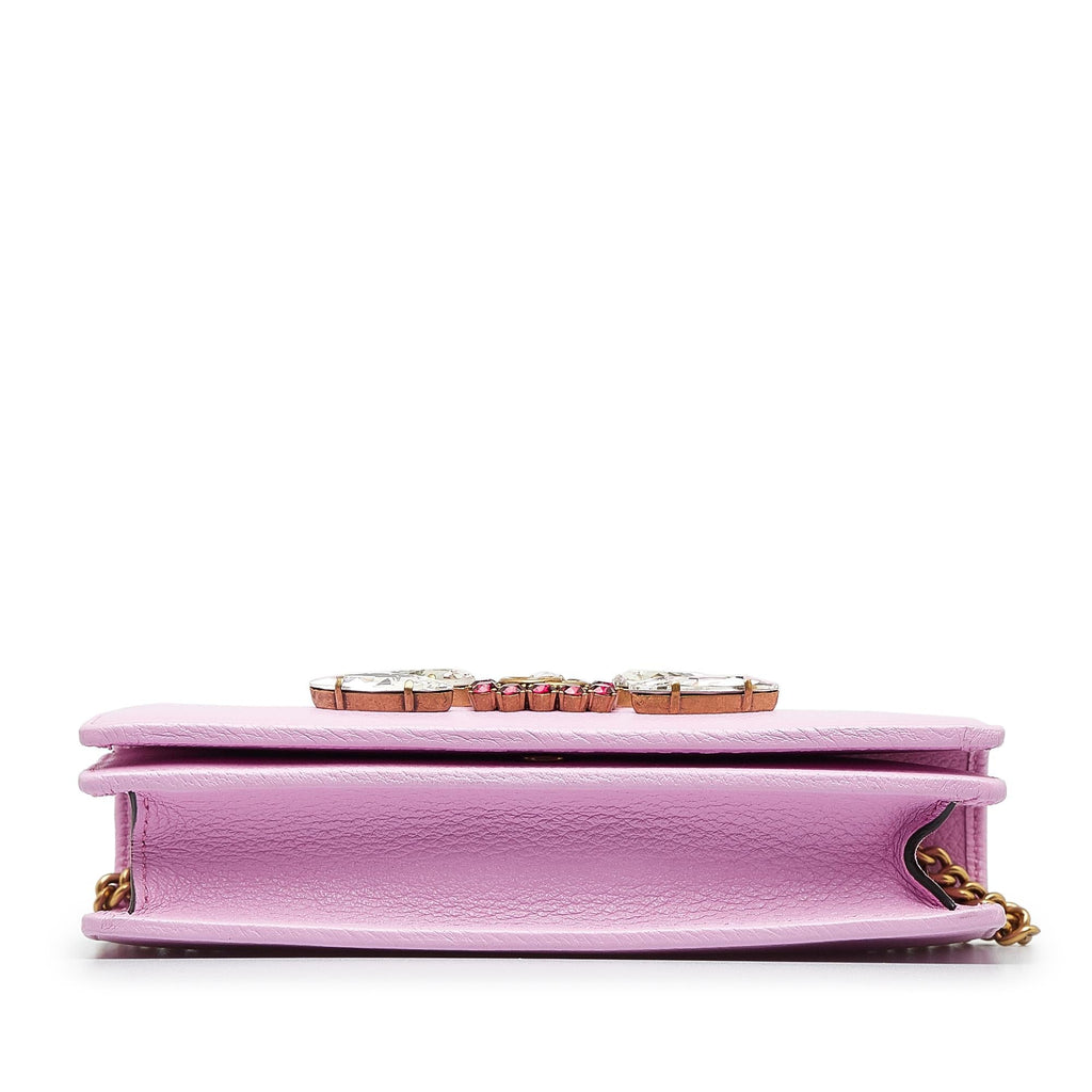 Gucci GG Marmont Embellished Wallet On Chain (SHG-Zjq602)