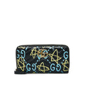Gucci GG Marmont Ghost Leather Zip Around Wallet (SHG-d6GYxJ)