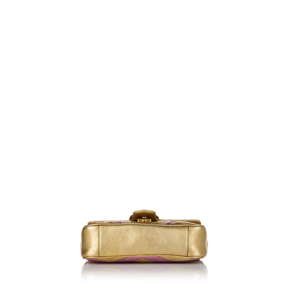 Gucci Gucci Marmont Leather Crossbody Bag (SHG-34107)