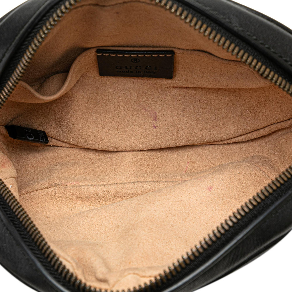 Gucci GG Marmont Leather Matelasse Belt Bag