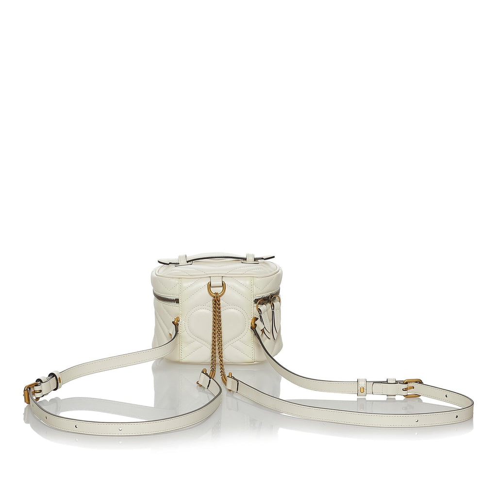 Gucci Gucci Marmont Leather Round Backpack (SHG-28597)