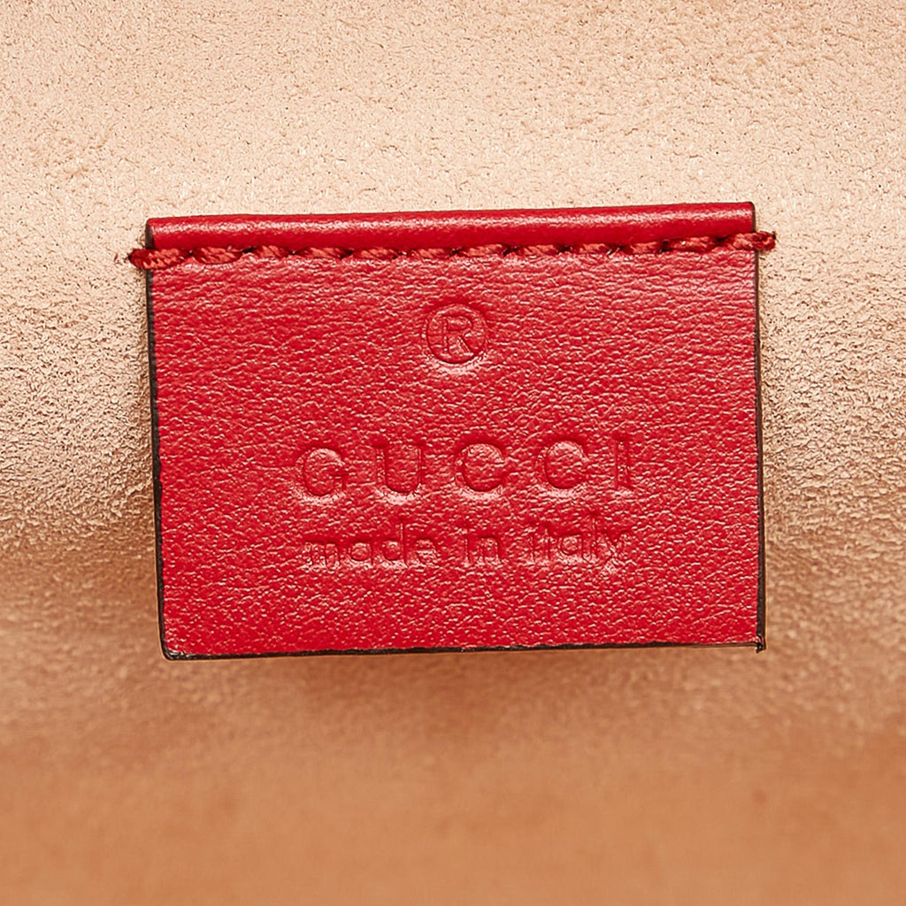 Gucci GG Marmont Leather Round Backpack (SHG-31325)