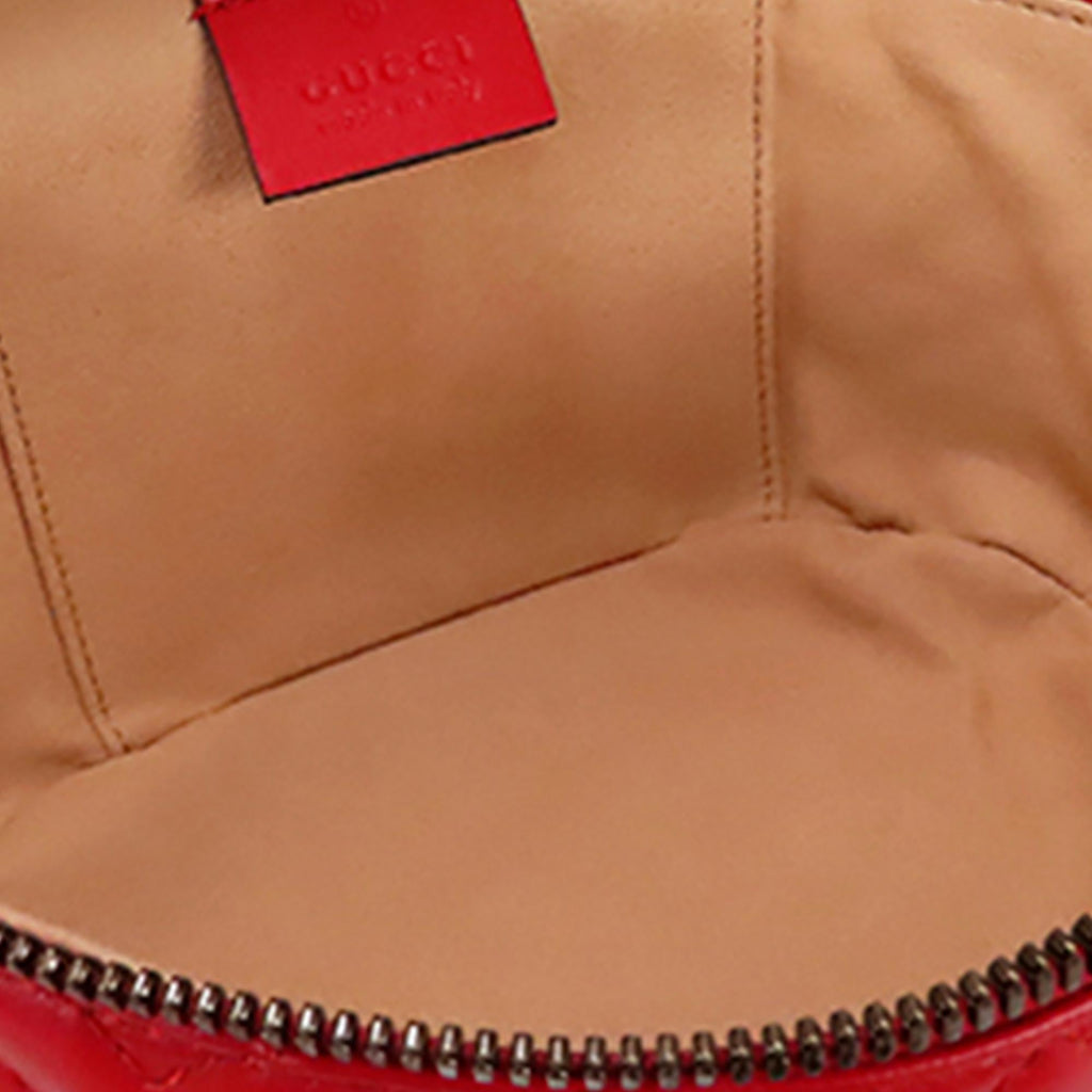 Gucci Gucci Marmont Leather Round Backpack (SHG-33104)