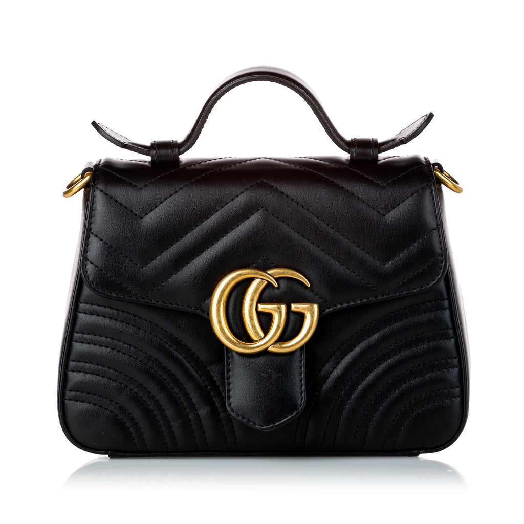 Gucci Gucci Marmont Leather Satchel (SHG-30460)
