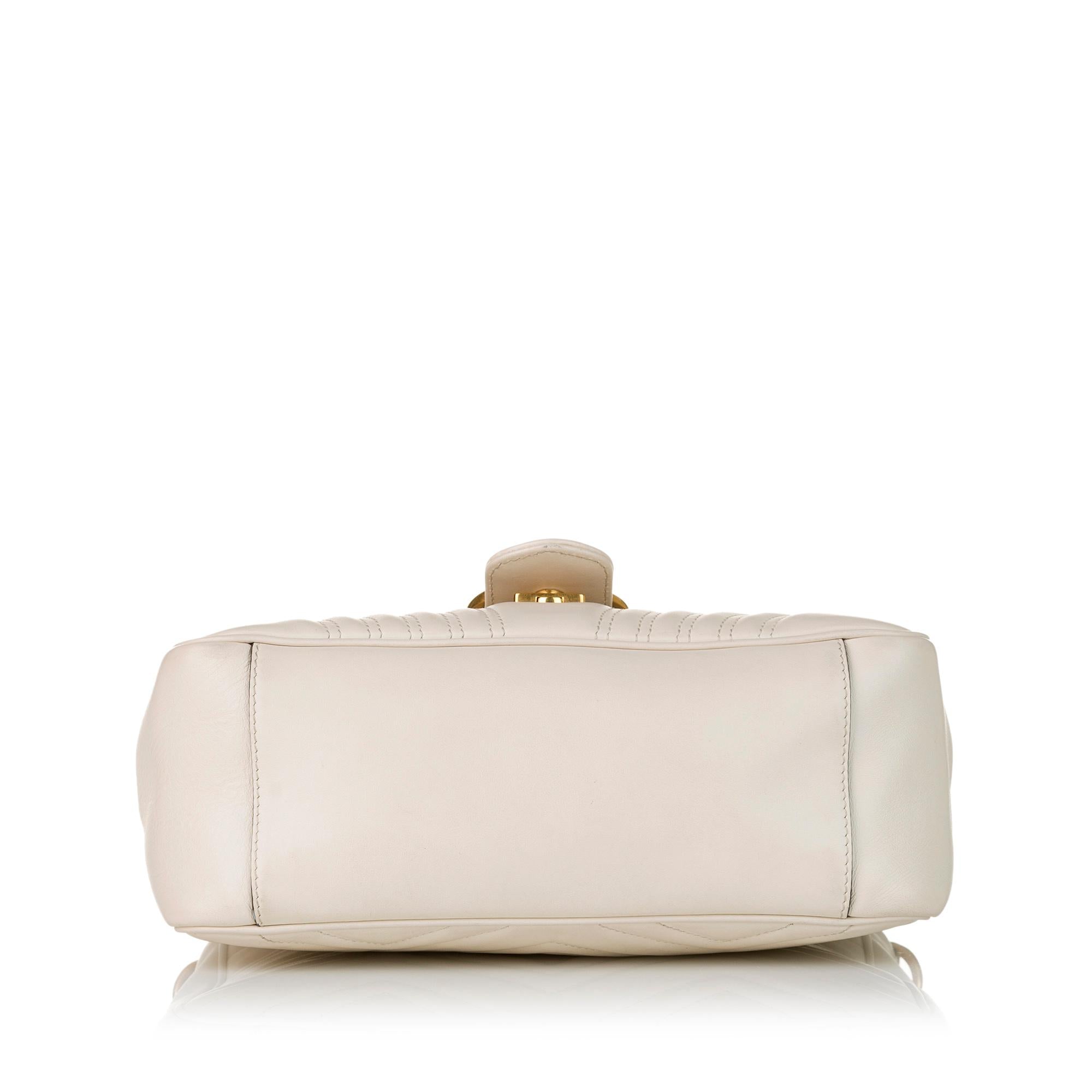 Gucci Gucci Marmont Leather Satchel (SHG-32596)