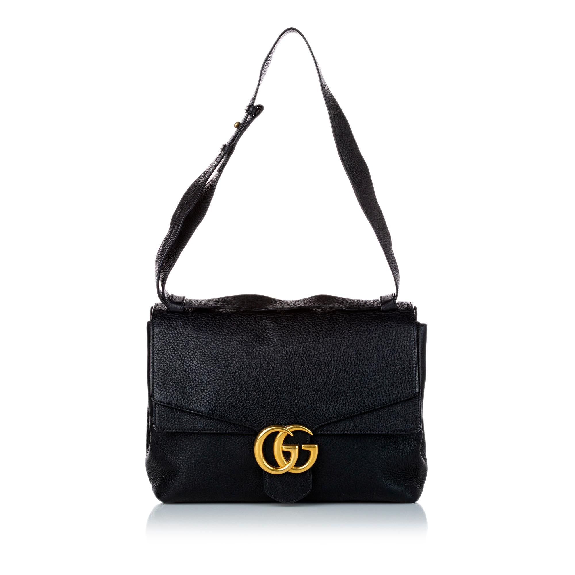Gucci Gucci Marmont Leather Shoulder Bag (SHG-30299)