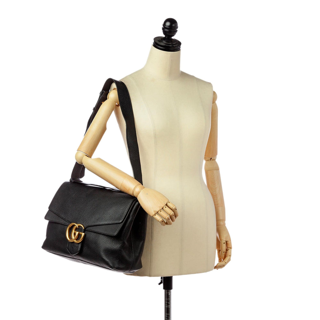 Gucci Gucci Marmont Leather Shoulder Bag (SHG-30299)