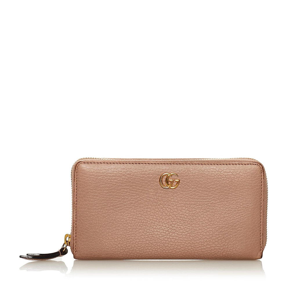 Gucci Gucci Marmont Leather Wallet (SHG-29633)