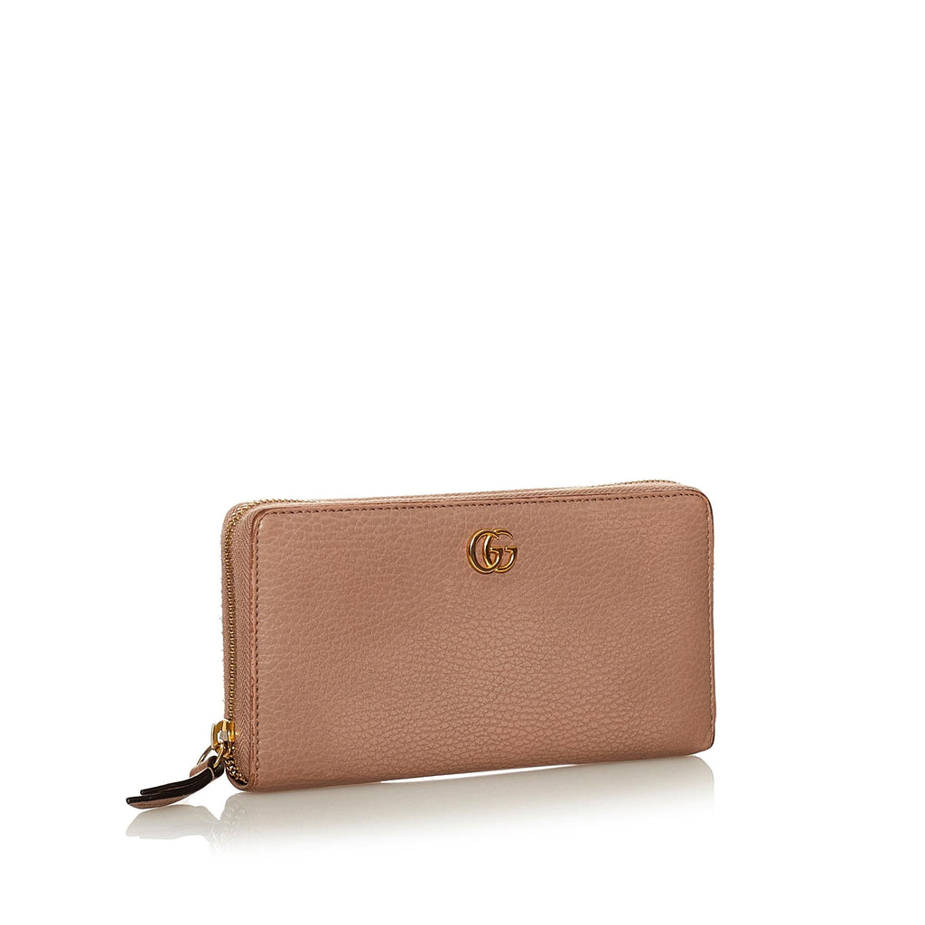 Gucci Gucci Marmont Leather Wallet (SHG-29633)