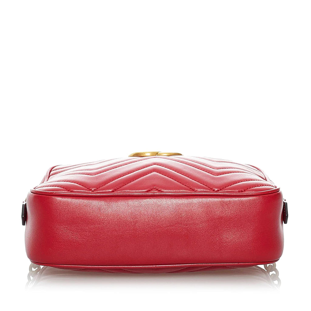 Gucci Gucci Marmont Matelasse Crossbody Bag (SHG-30217)