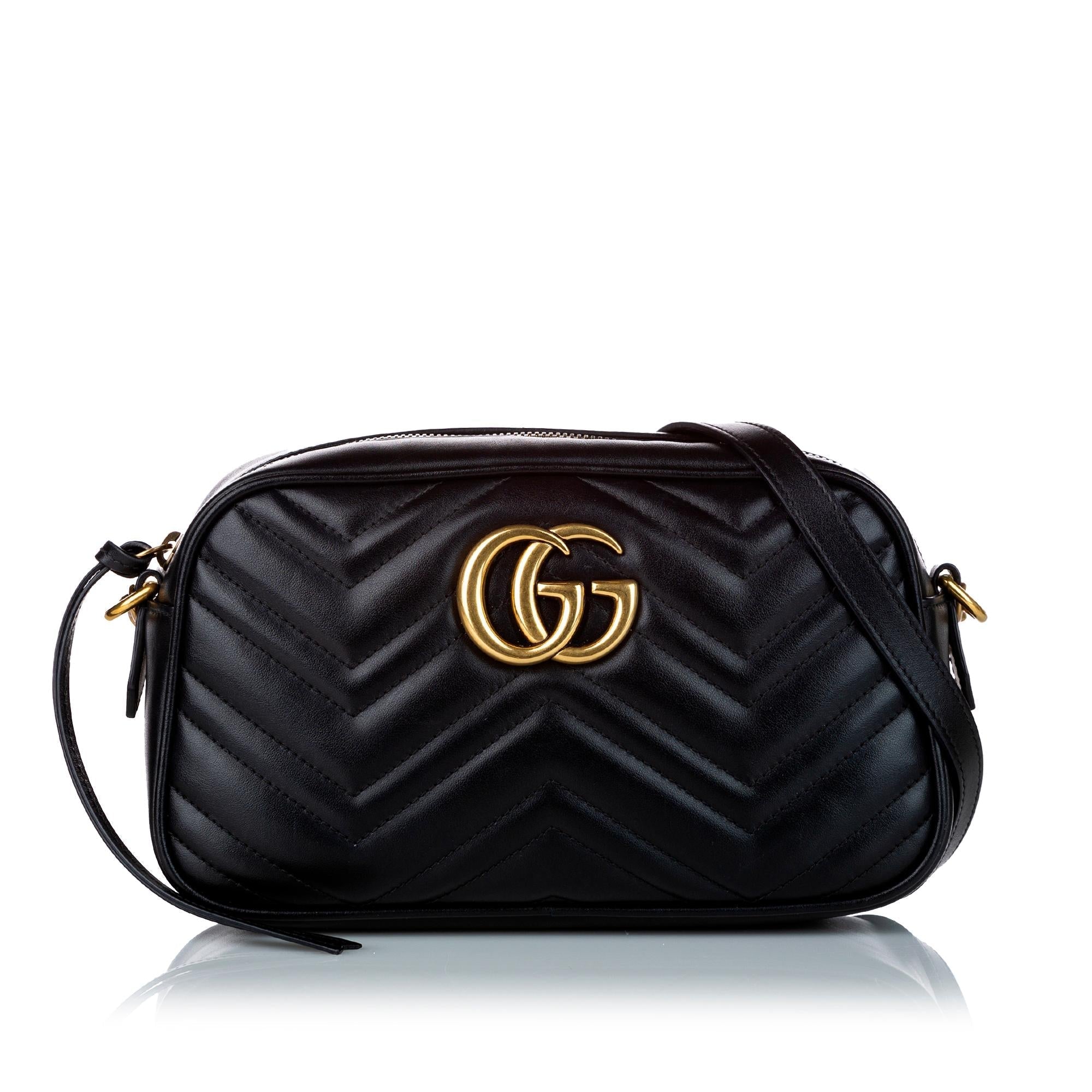 Gucci Gucci Marmont Matelasse Crossbody Bag (SHG-30404)