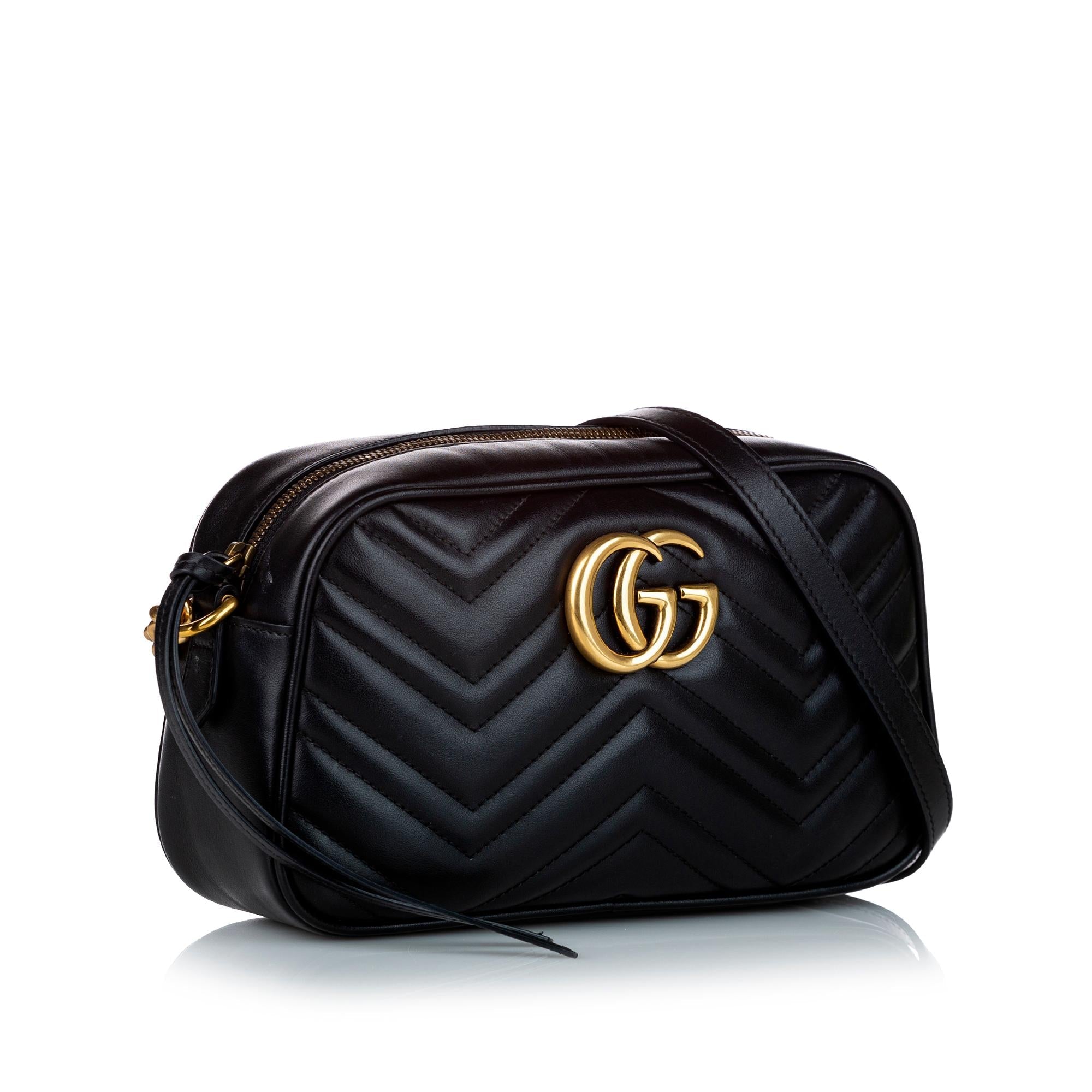 Gucci Gucci Marmont Matelasse Crossbody Bag (SHG-30404)