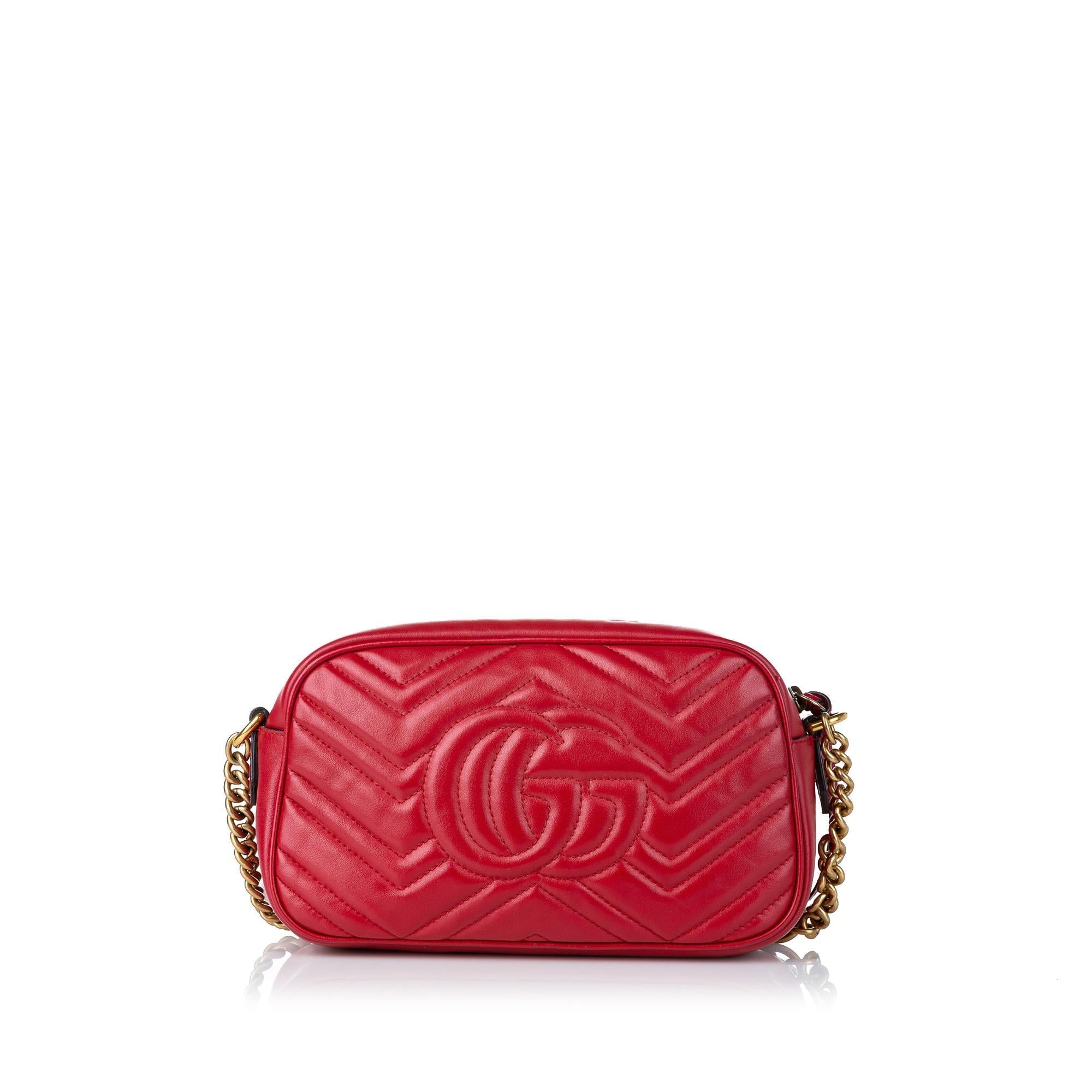Gucci Gucci Marmont Matelasse Crossbody Bag (SHG-30567)